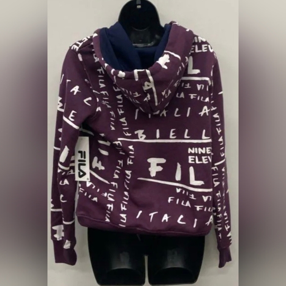 FILA Hush Hush Hoddie Sweater Size M NWT MSRP $50 - Picture 3 of 6